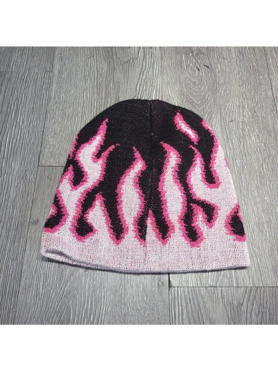 Vintage 90s Goorin Bros Flame Beanie Skater Style Made in USA main image 5
